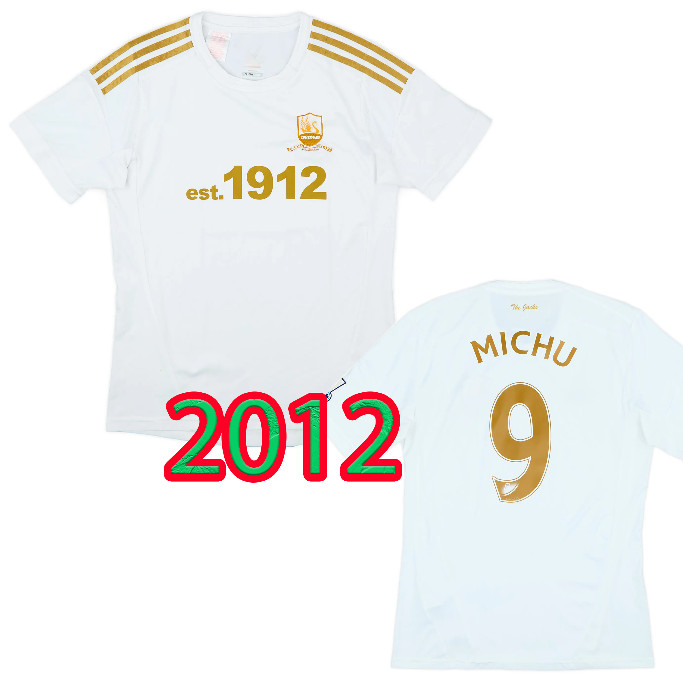 2012 Swansea Soccer Jerseys Citys 12 13 Michu shirts Camisetas De Futbol Home Away TCHAM CULLEN PIROE Obafemi Ntcham Whittaker Paterson Piroe Men 26 27 Retro SHIRT