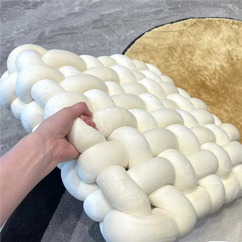 Soft Plush Square Seat Cushion Nordic Tatami Mat Bay Window Back Cushion