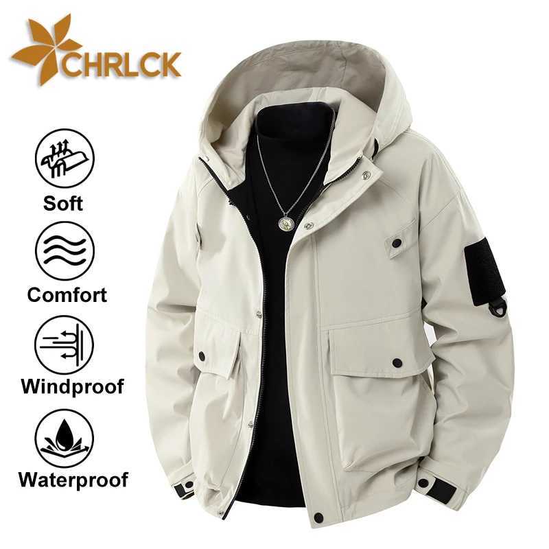 CHRLCK Unisex Waterproof Hiking Jacket Men Outdoor Camping Trekking Fishing Jacket s Windproof Windbreaker Women M260309