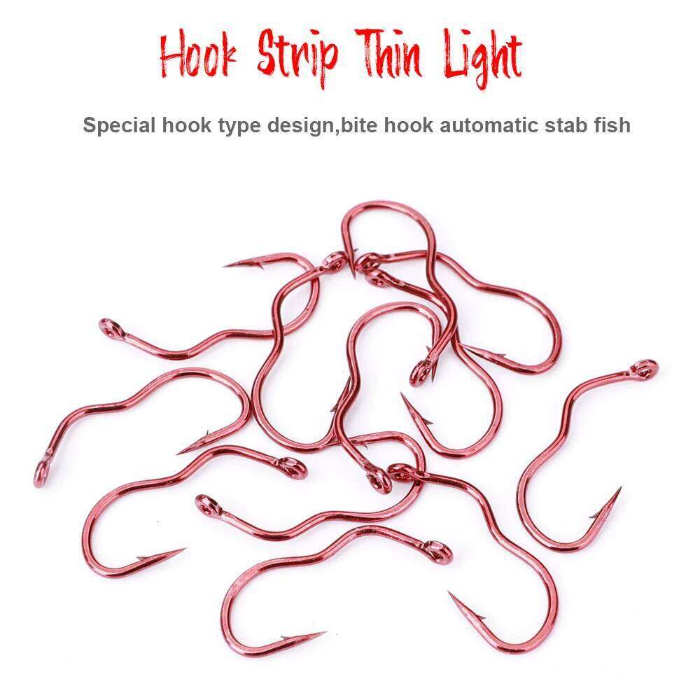 FTK 12/24Pcs High Carbon Steel Hooks With Ring 5-14# Automatic Flip SHarp Barbed Fishhook for Carp Fishing Accessories S260305 1ec