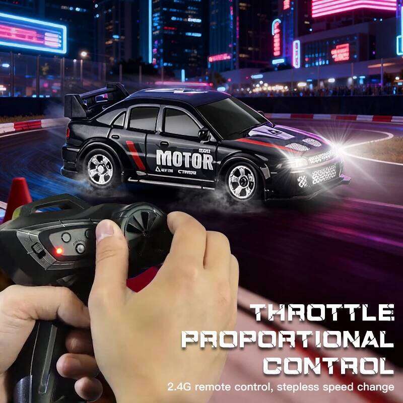 1/64 2.4G High Speed Drift Rc 4WD Remote Control Car Four Wheel Drive Radio Controlled Mini RTR Racing Model Boy Toy Gift C260306