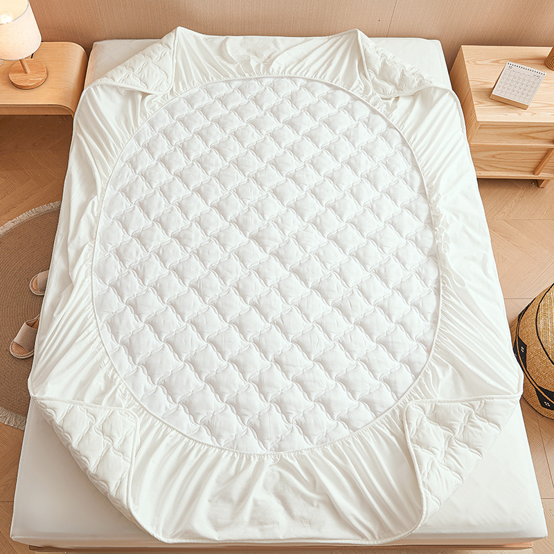 New 100% Cotton Single-Piece Fitted Sheet Premium Grade A Cotton-Filled Mattress Cover Simmons Mattress Protector