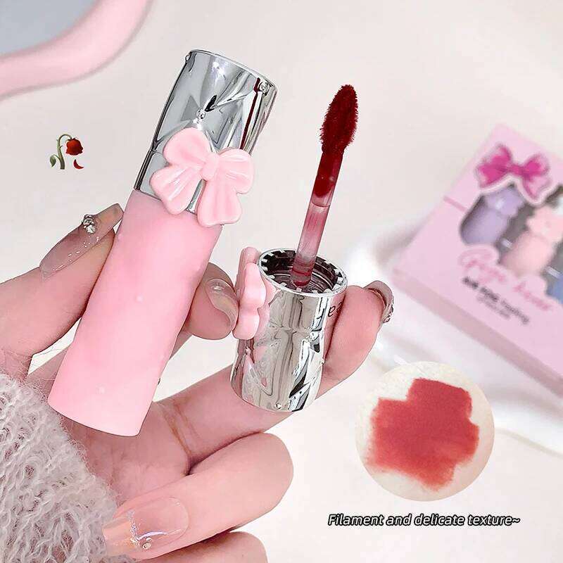 Gege bear Matte Lip Gloss 6 Color Smooth And Lasting Display Waterproof Moisturizing Lipstick Holiday Gift Box Set Z260310