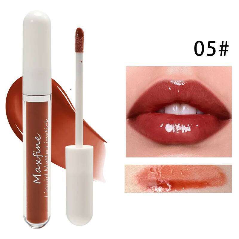 Shui Guang Mirror Glaze Lipstick Lasts without Fading or Staining Glass Bare Color Department Affordable Student Z260310