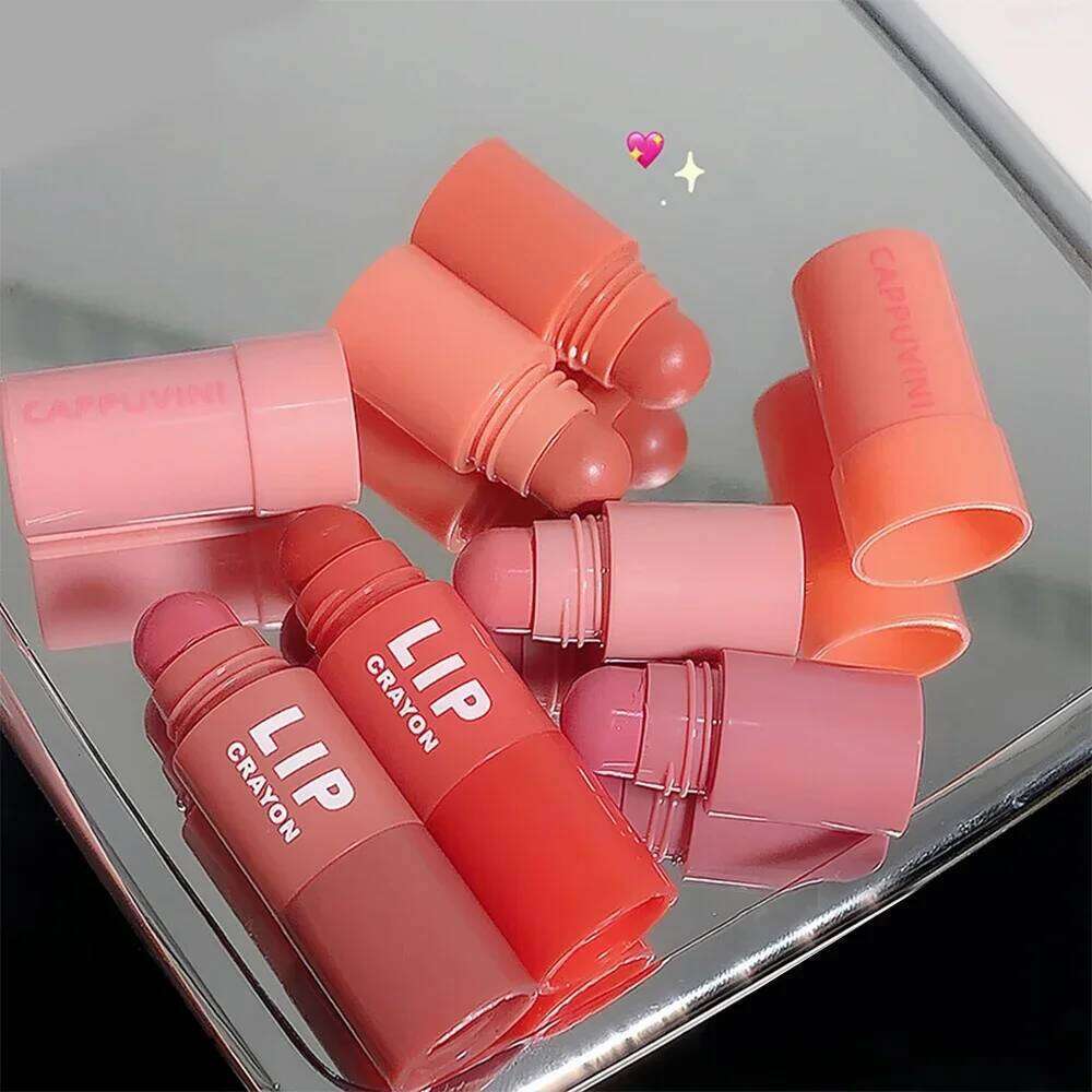 Set Gloss 4 Colors In 1 Matte Velvet Lipstick Pen Kit Lipliner Waterproof Lasting Not Fading Lip Makeup Cosmetics Z260310
