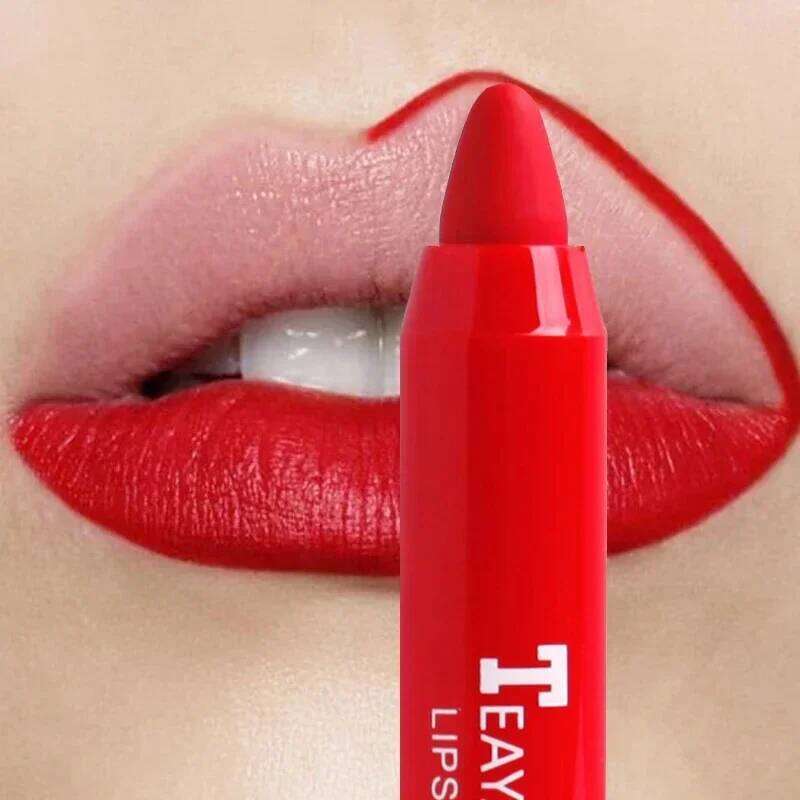 Waterproof Lipliner Pencil Matte Velvet Liner Outline Lip Shape Lipstick Pen Long Lasting Non-stick Cup Makeup Cosmetics Z260310