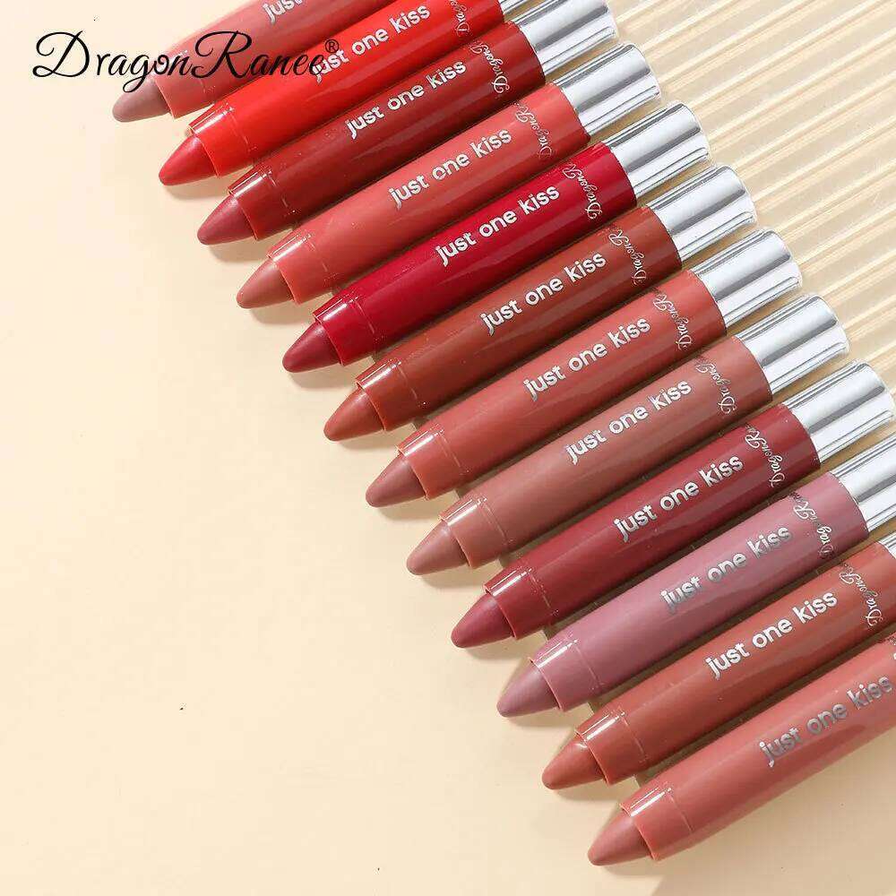 Dragon Ranee 2pcs/set Crayon Lipstick Pencil Long Lasting Moisturising Liner Solid Fruit Lip Nectar Z260310