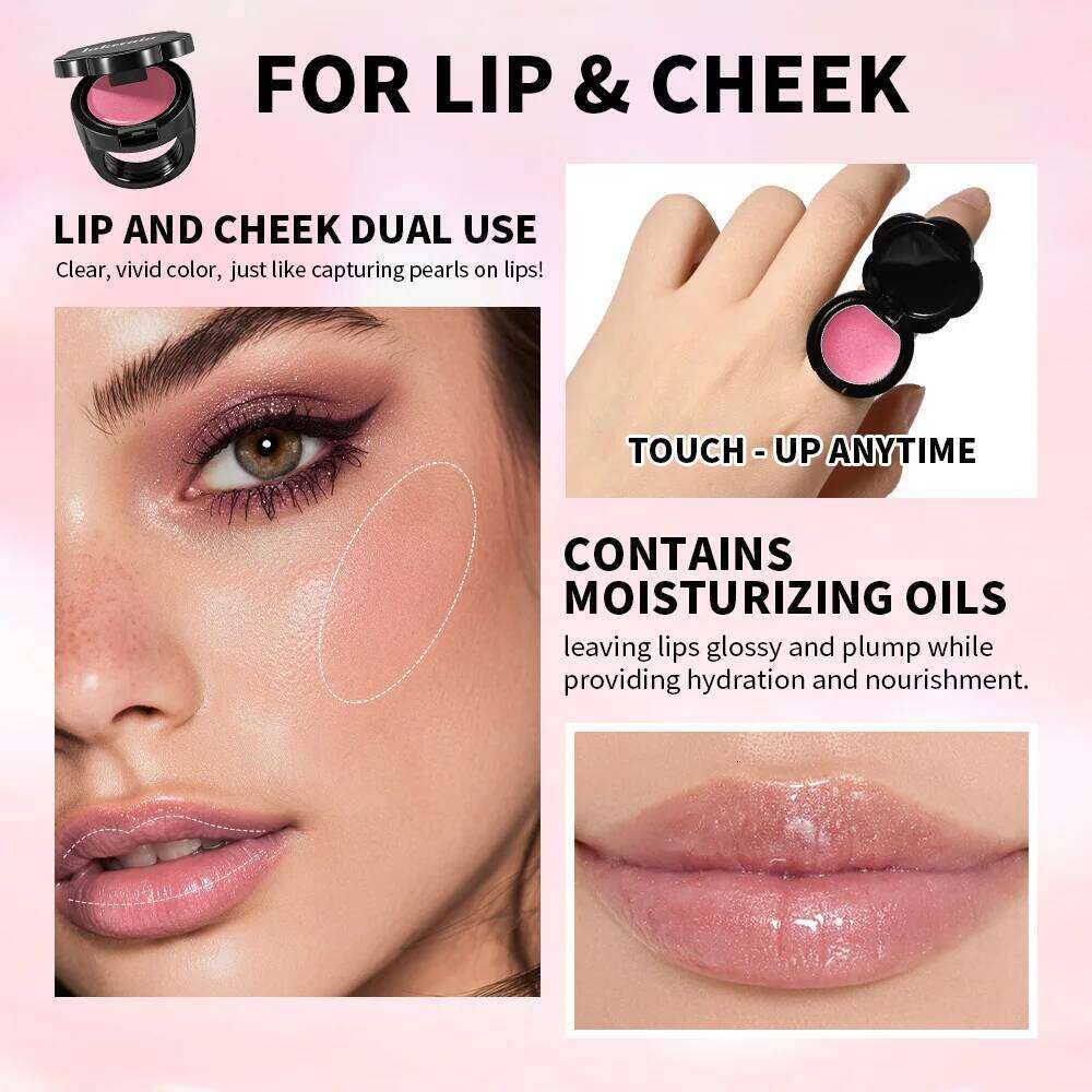 Ring Lipstick For Lip And Cheek Woman Makeup Unique Design Beauty Jewelry Moisturize Nourish Fashion Cosmetics Z260310
