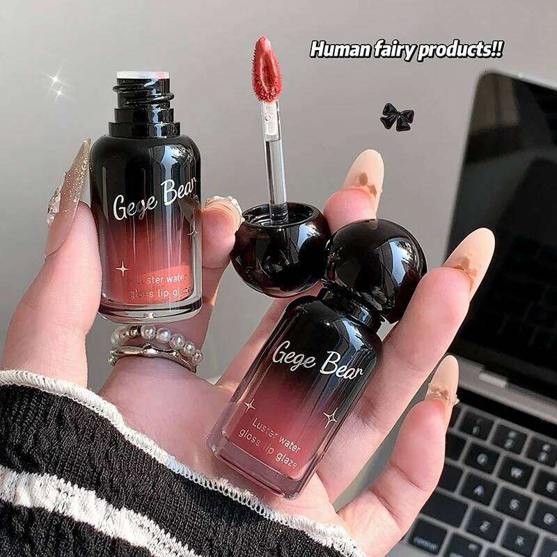 Gege bear Long-Lasting Moisturizing Gloss, Lip Care Cosmetics Suitable for All Skin, Valentine's Day Gift, Birthday Gift lip Z260310