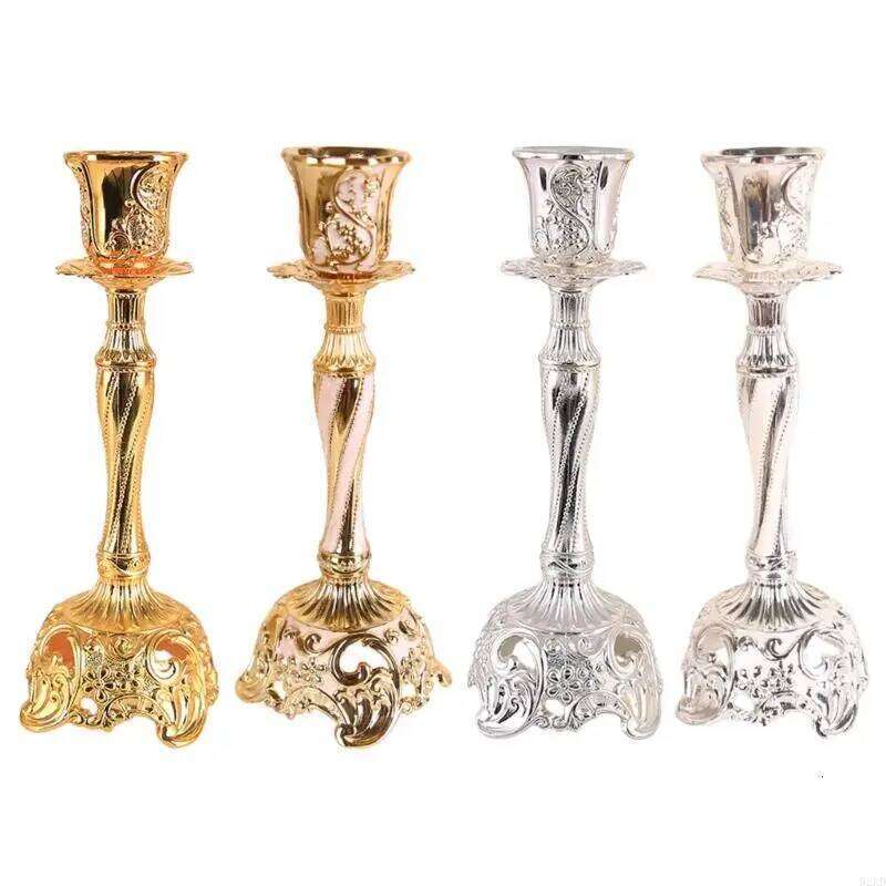 62KD European Holder Metal Candlesticks Table Centerpieces Pillar Stand H260310