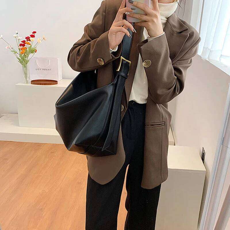 Vintage Pillow Design PU Leather Boston Handbag For Women Casual Large Capacity Shoulder Crossbody Bags Fashion Shopper Totes XJ260310