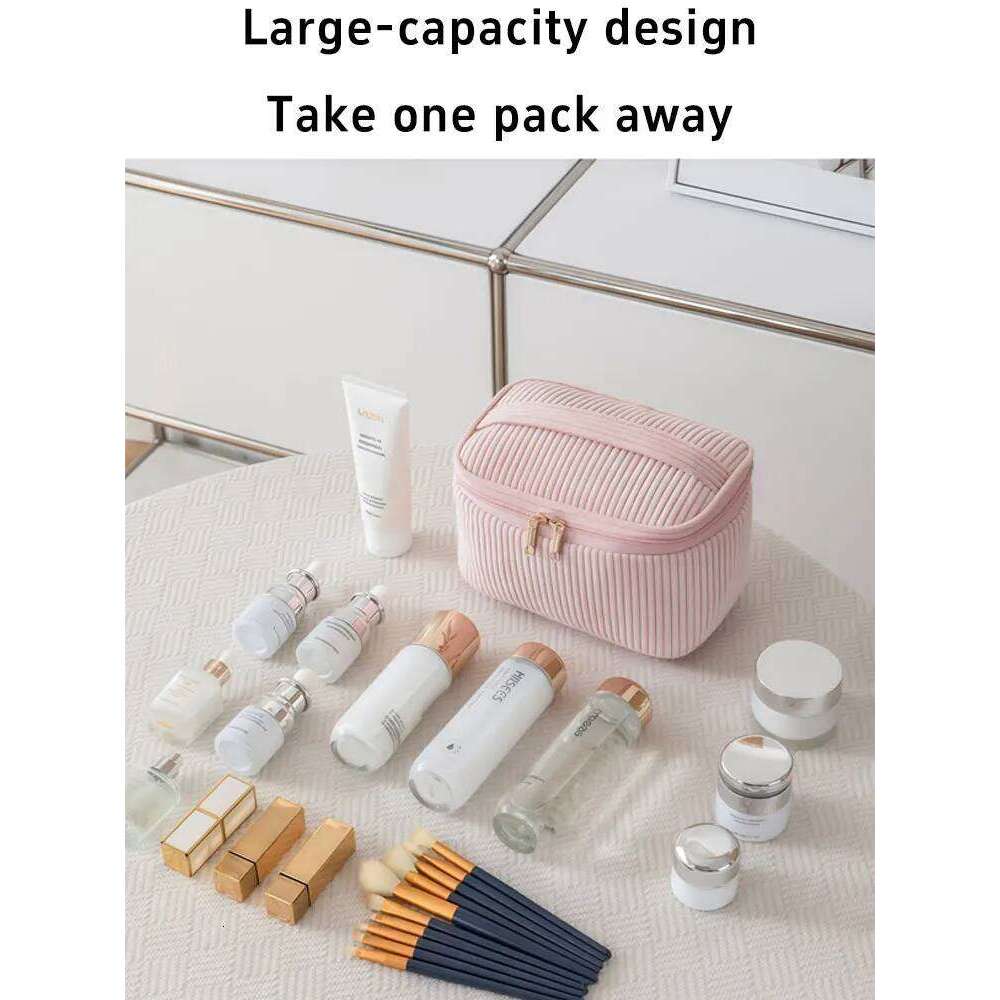 1PC Autumn and Winter new makeup bag, travel single-sided fleece mouth red envelope, large-capacity portable toiletry bag XJ260310