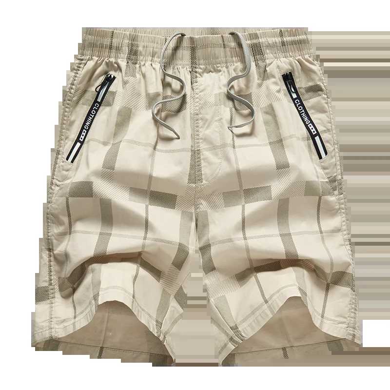 Quality Fashion Print Shorts Men Hawaii Beach Casual Shorts Outdoor Sports Elastic Waist 6XL Oversize Red Baggy Half Pants N260310