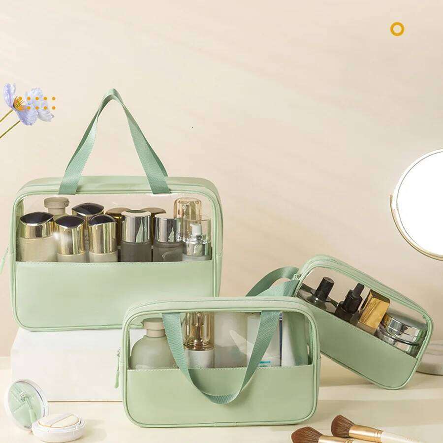 Toiletry Bag Women Men, Translucent Waterproof Makeup Cosmetic Travel Organizer for Accessories, Toiletries XJ260310