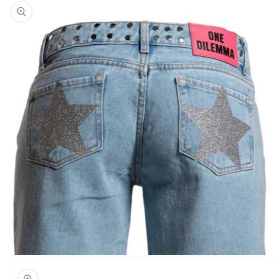 Sequin Embroidery Pink Star Pattern Wide Leg Jeans One Dilemma High Waisted Jeans Harajuku Retro Y2k Baggy Women Straight PantsT260310