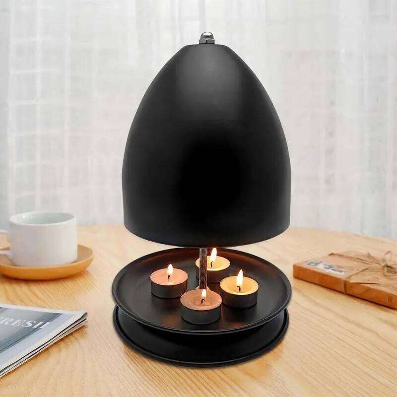 Heater Metal Tea Stove and Large Space Fast Heat Oven with Soft Light Candle Heating Holders H260310