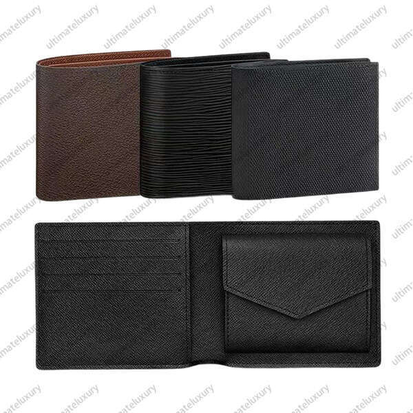Top Quality Unisex Fashion Casual Designer Marco Wallet Key Pouch Credit Holder Coin Purse TOP 5A M62288 M62289 M63334 N63336 Business Card Holders