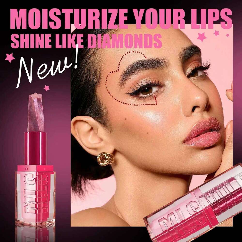 Spiral Star Lipstick Moisturizing Waterproof Matte Glitter Marble Non Stick Long Lasting Lip Gloss Pearlescent Shine Z260310