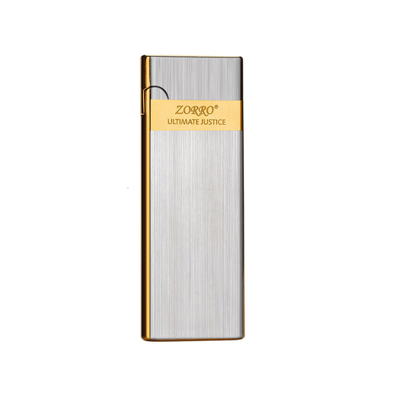 Zorro Z636 Pure Copper Ultra-Thin Direct Ignition Men's Original Flint Compact Mini Windproof Lighter