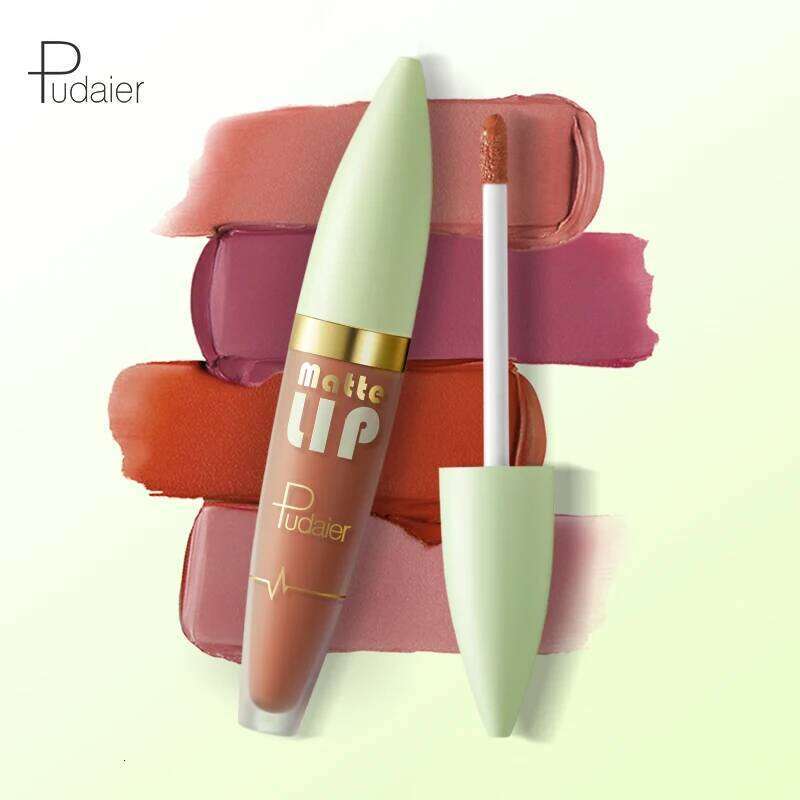 1pc Matte Velvet Lip Gloss - Waterproof Non-Removal Non-Sticky Lipstick, multiple colors, Highly Saturated, Perfect Gift Choice Z260310