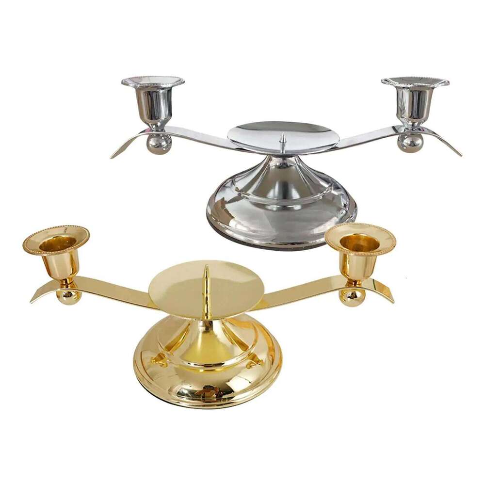Pillar Holders Metal Candlestick Stand Elegant Table Centerpiece Candle Decor for Home Wedding Party H260310
