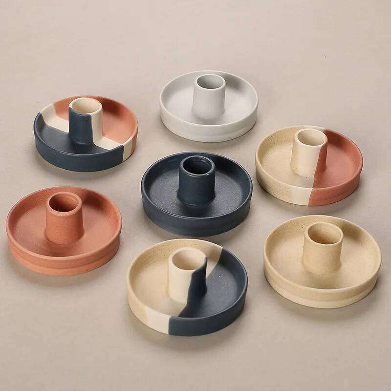 NEW Ins Creative Nordic Ceramic Aromatherapy Candle Stand Wholesale Vegetable Burning Home Decoration Desktop Ornament H260310