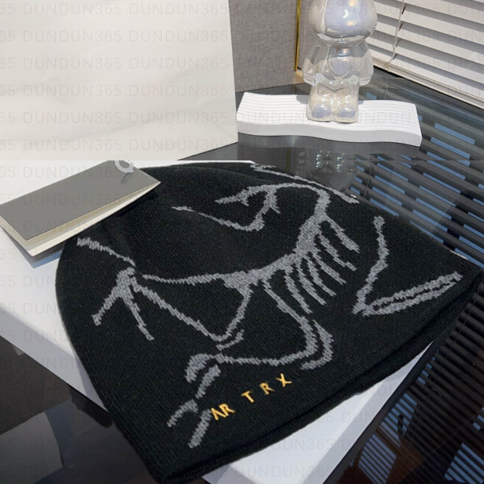 Winter arcterxx Beanie women's knit hat Brand hat casquette Luxury Cashmere hat designer Beanie cap Men's sports hat Ski warm hat