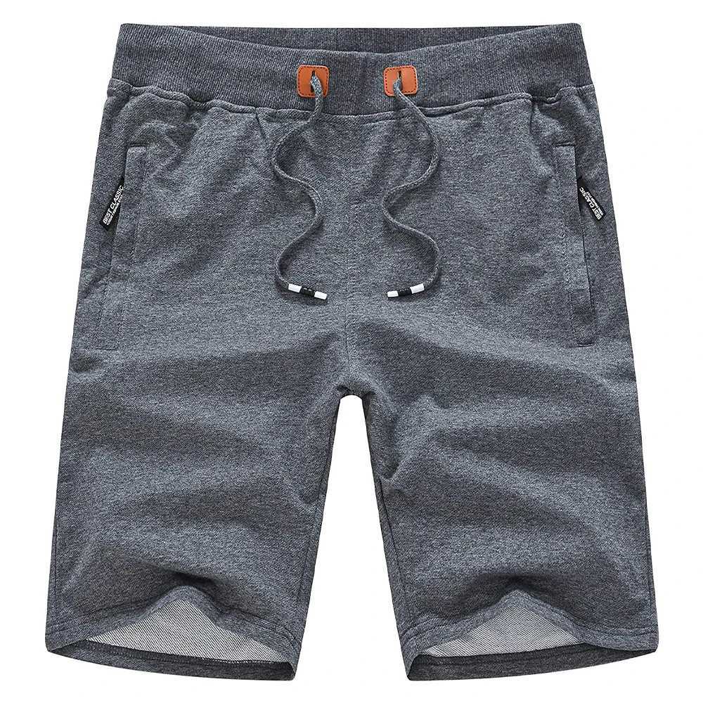 Drawstring Mens Cotton Shorts Cozy Fit Slim Elastic Sports Shorts Man Casual Running Trendy Sweatpants Male Clothing N260310