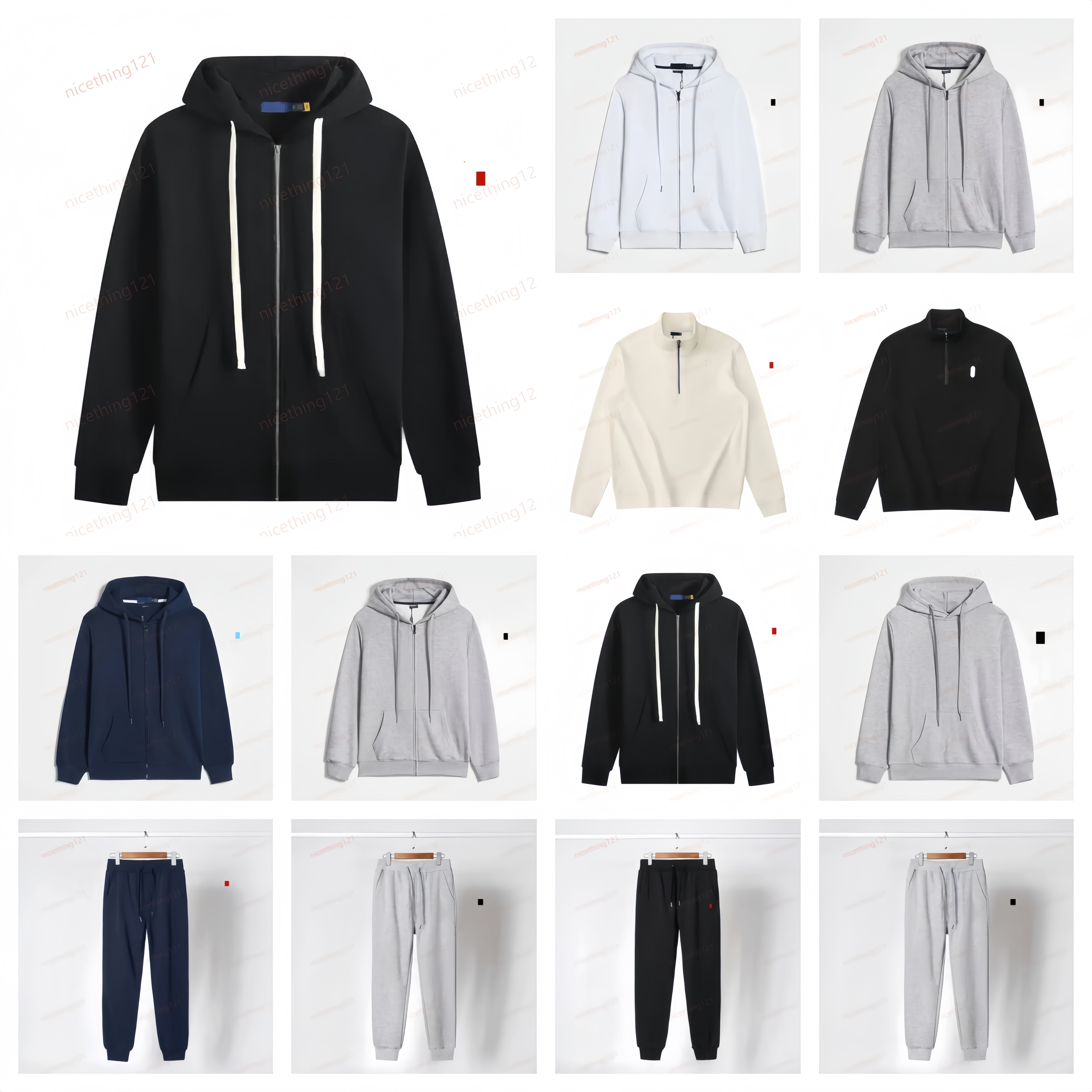Hoodie Mens Hoodies Designer Hoodies Men Clothing Tracksuit Set Pullover Cotton Horse Long Sleeve Casual Zip Up Sweatshirts hooded jacket coat