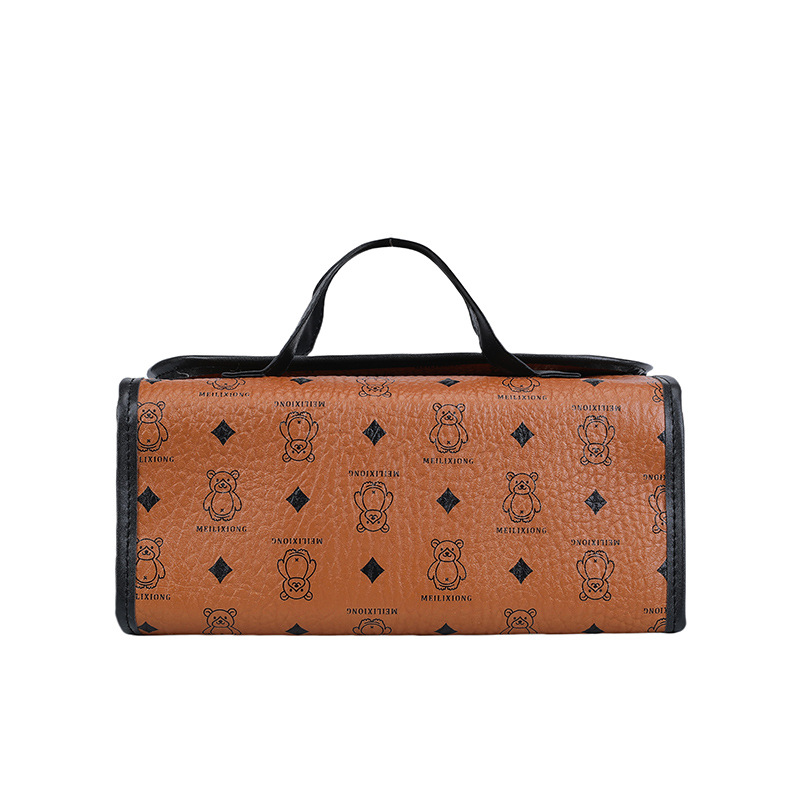 Free delivery Makeup bag Fashionable simple casual exquisite makeup bag comfortable and portable storage bag