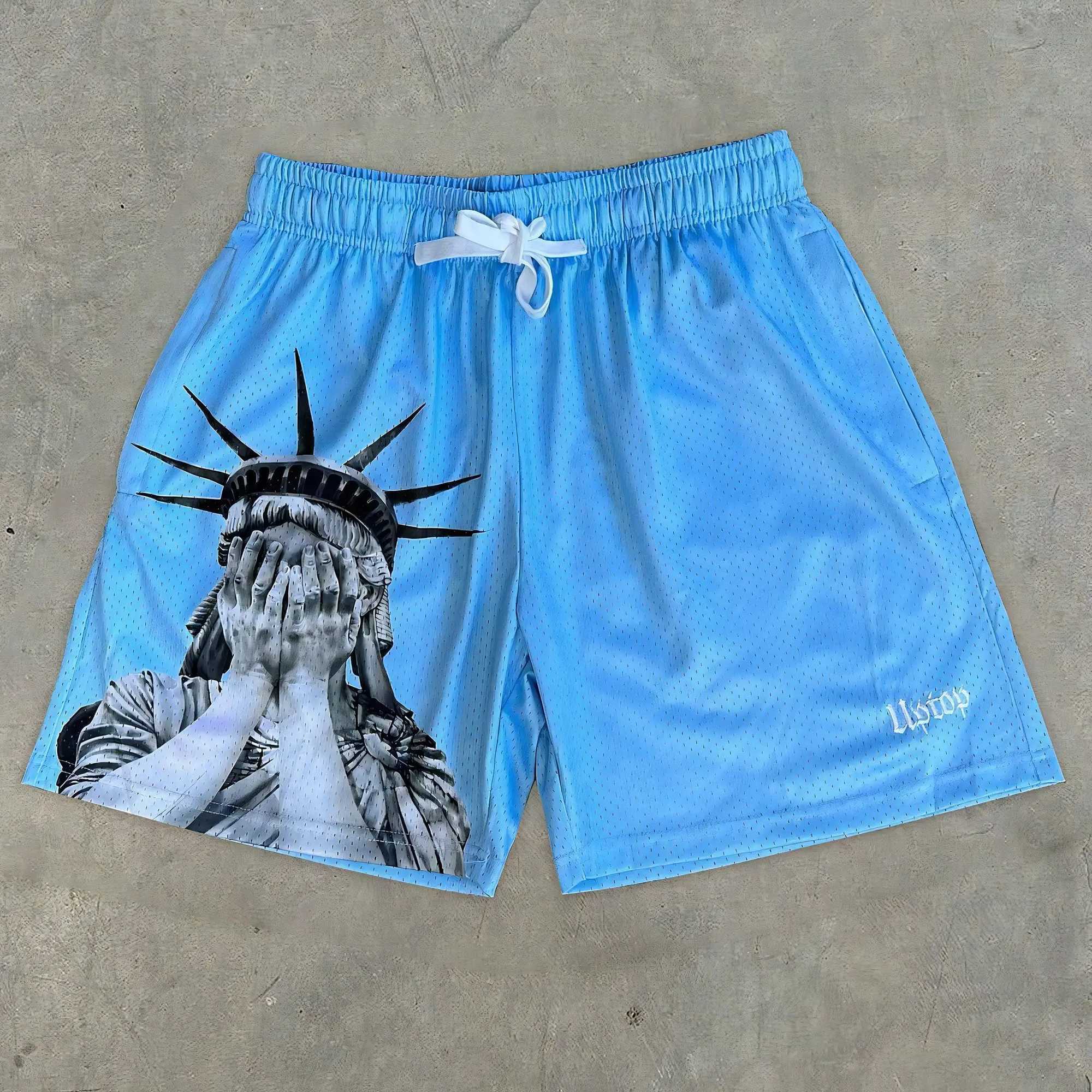 Summer Hot Selling 3D Printed Flame Printed Shorts Quick Drying Sweat Absorbing Sports Shorts 2025 New Fashionable Motorcycle N260310