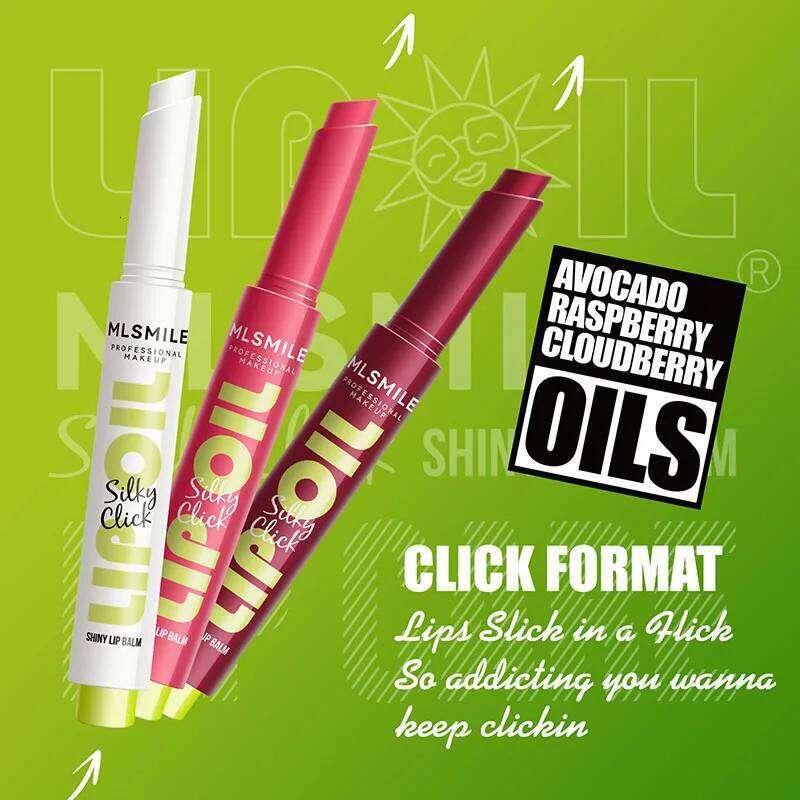 MLSMILE Press Solid Honey Nourishing Moisturizing Lipstick Pearl Mirror Lip Oil Set Z260310