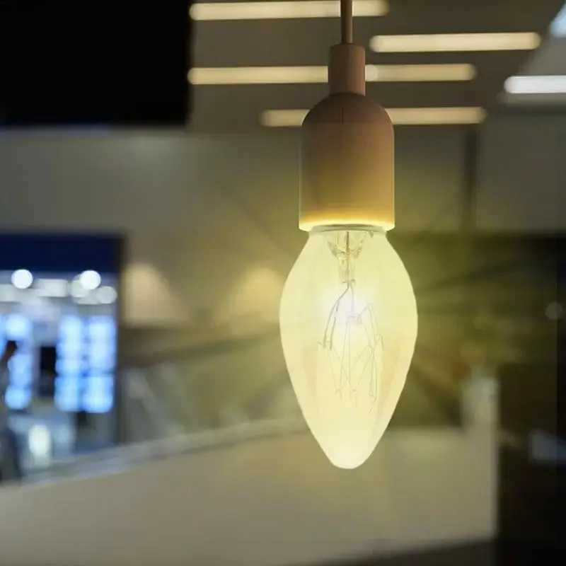 E12 Light Bulb 220V 10W Transparent Warm Color C7 Incandescent Tungsten Night Lamp Bulb Edison Retro Candle Light Blubs H260310
