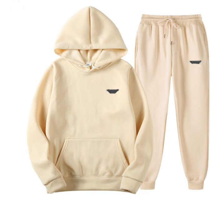 Mens tracksuitS designer women geometry patchwork Female hooded hoodies Luxury Brand pullover Sweatsuits Pants Two-piece sets