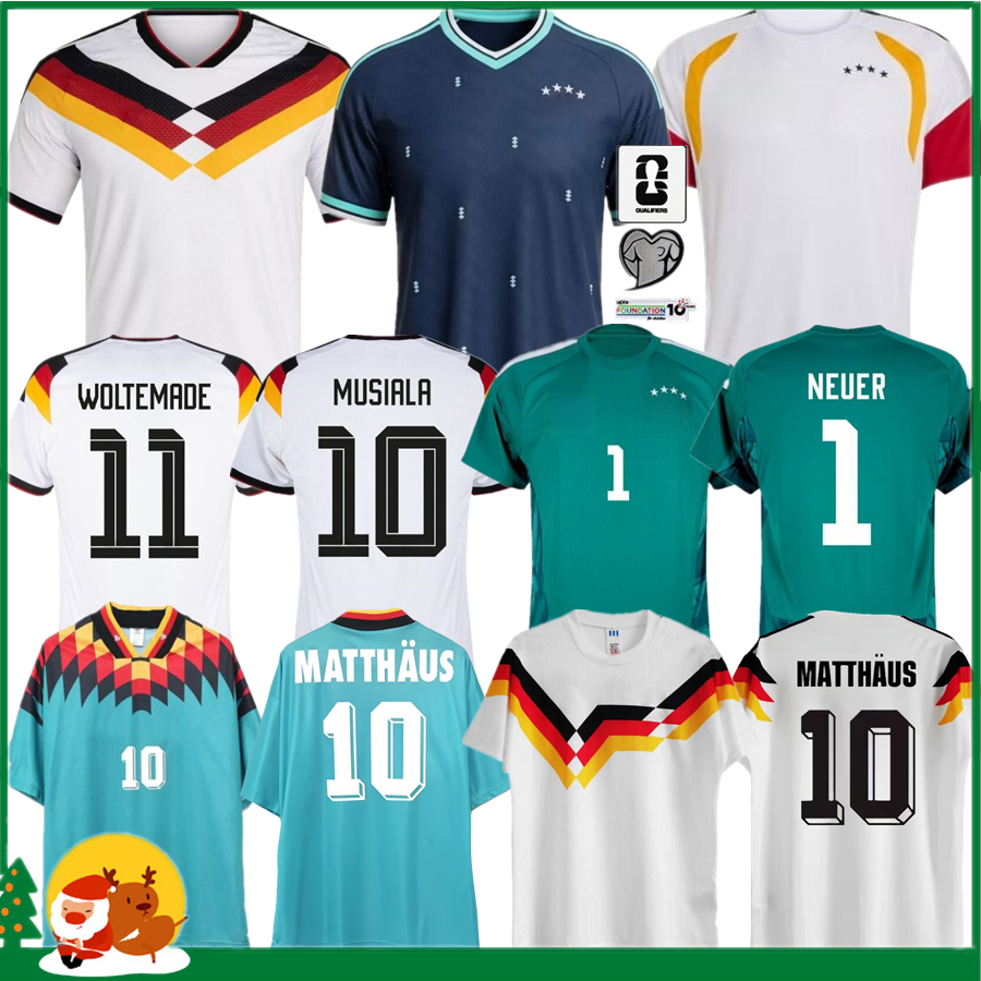 2026 Germany Soccer Jersey 25 26 Player HUMMELS GNABRY WERNER MUSIALA MULLER HAVERTZ WIRTZ PAVLOVIC GUNDOGAN Kids kit women Men Football Shirts