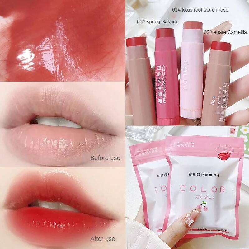 Lines Durable Anti Cracking Versatile Colored Moisturizing Fade Lip Anti-dry Balm Lipstick Z260310