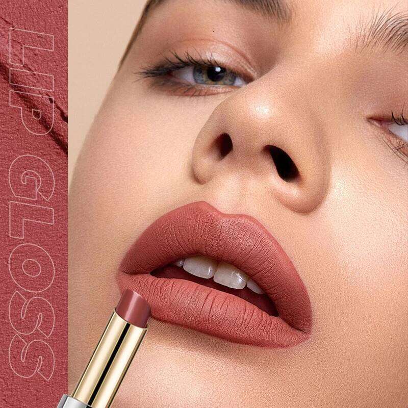 Velvet Soft Mist Matte Lipstick, Long-Lasting, Waterproof, Sweat-Proof, Non-Touch Cup, Smudge-Proof Lip Z260310