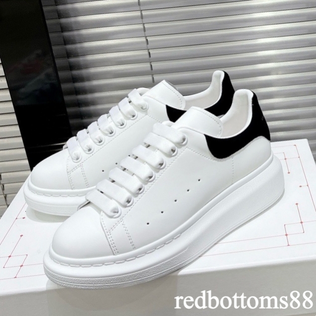 Designer sneakers oversized Tainers shoes men casual Shoes Fashion leather men women Sneaker Red Pink Glitter White Black Sole Women Men size 35-45