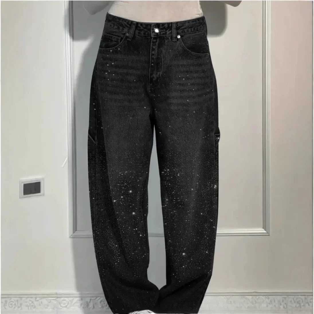 Jeans Straight Pants Women Denims High Waist Washed Pockets Female Vintage Ankle Length Trousers Streetwear 2026 M260310