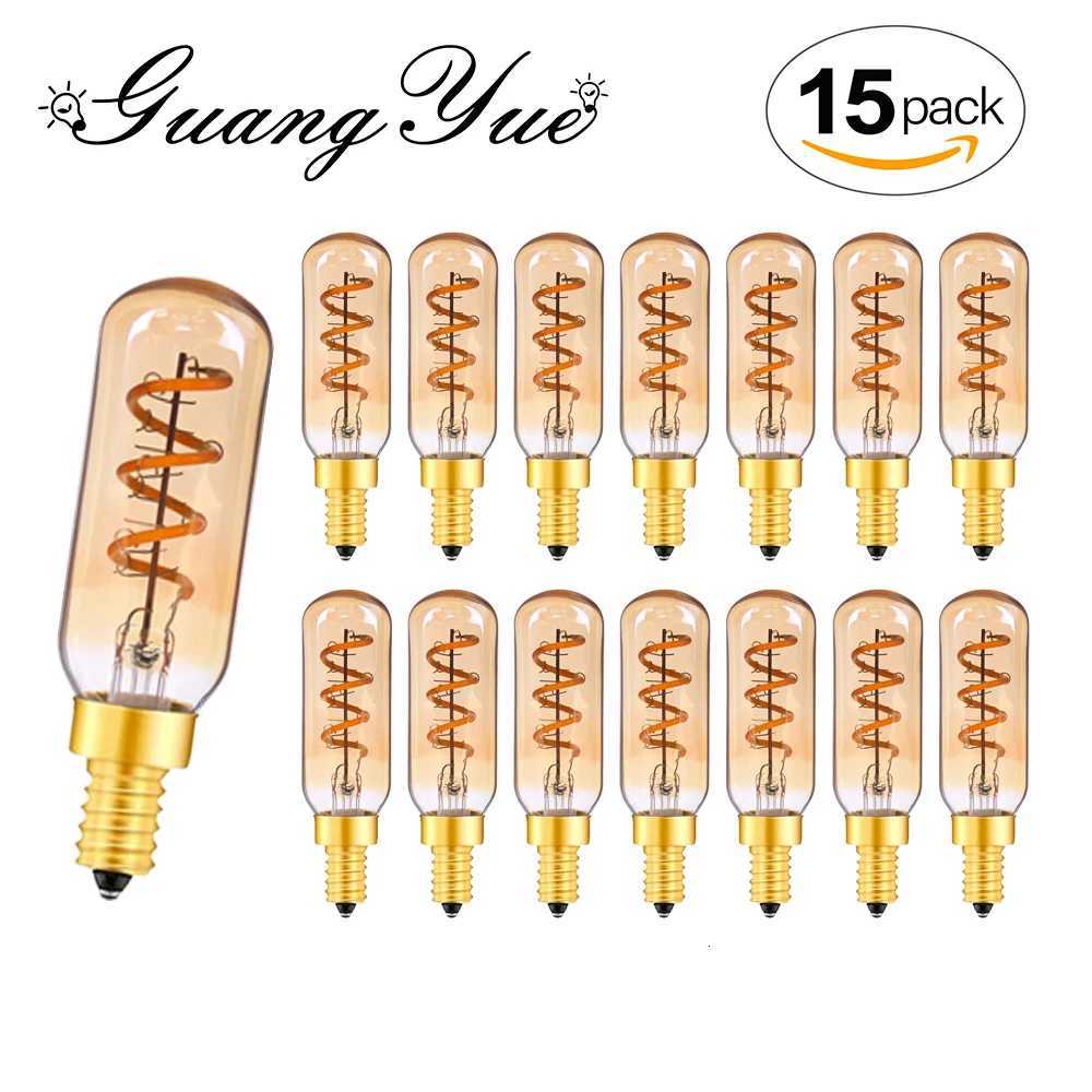 Tubular Retro Night Bulb E14 E12 220V 110V Dimmable 3W 2200K Soft Filament Living Room Table Light Chandelier Replaceable Bulbs H260310