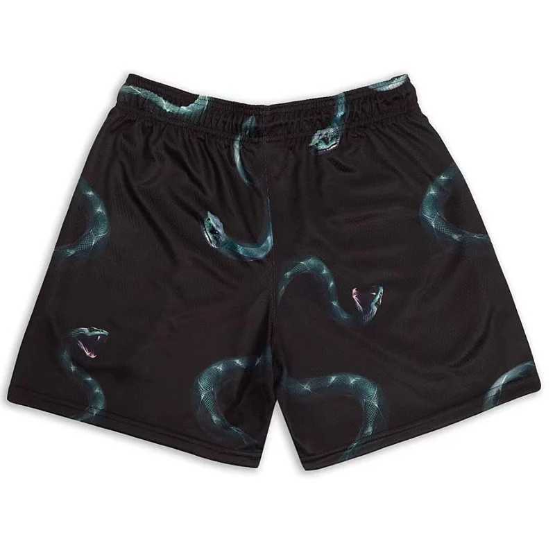 KINETIC Print Trend Shorts Casual Shorts Mens Gym Fitness Sports Streetwear Short Pants Quick Dry Mesh Loose Basketball Shorts N260310