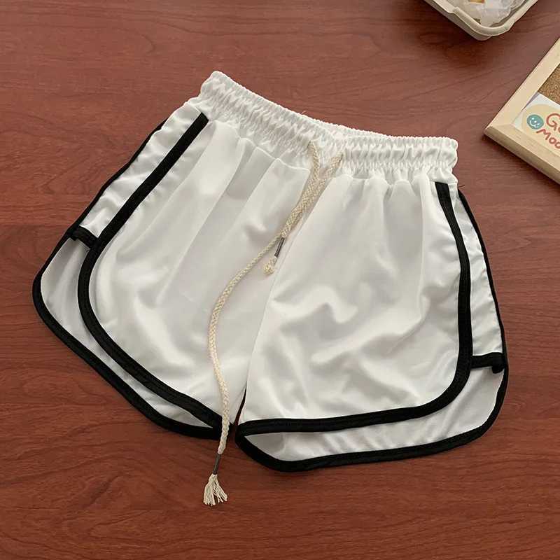 Summer Men and Women casual loose straight shorts lady stylish thin breathable wide leg gym short pants Women yoga Shorts N260310