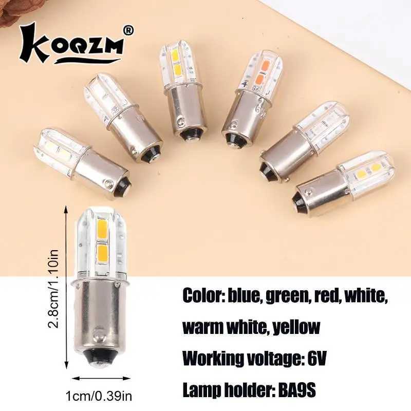 BA9S Led Bulb 6V Upgrade Bulbs 4LED Lamp Replacement For Flashlight Headlight Motor Bicycle Lighting Instrument LED Bulb H260310