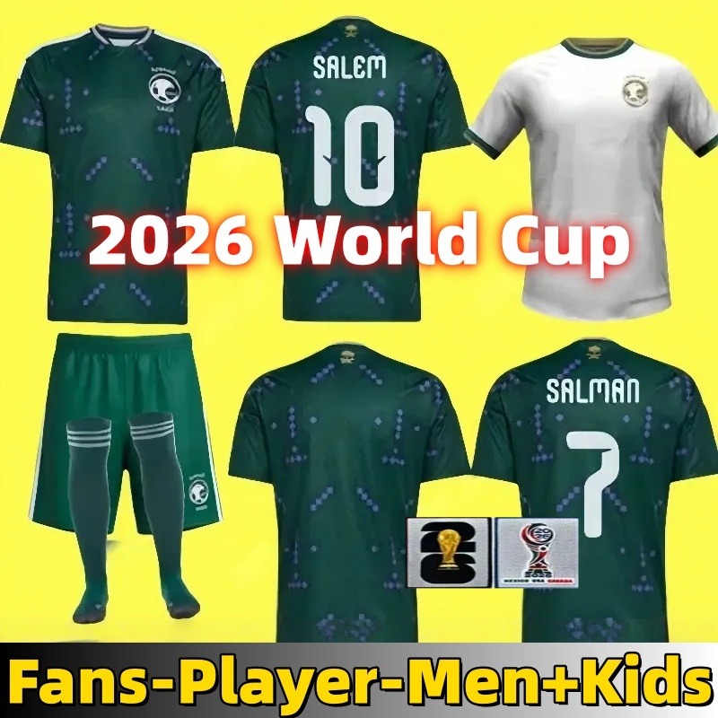 2026 2027 Saudi Arabia World Cup socer jersey 26 27 Firas Al-Buraikan Musab Al-Juwayr Saud Abdulhamid Hassan Tambakti football shirts home away fans player