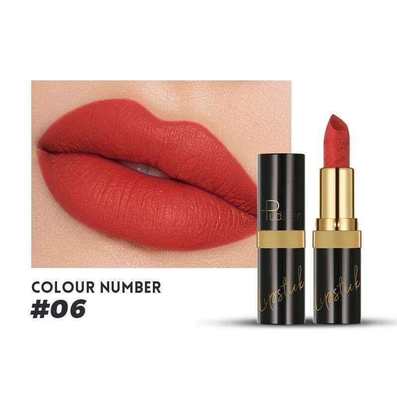 High Pigmented Velvet Matte Lipstick, Moisturizing, Waterproof And Long-Lasting Nude Lip Gloss , Perfect Any-Day Gift. Z260310