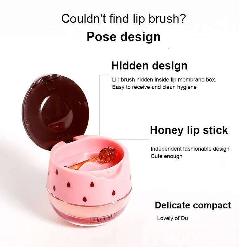 Makeup Care Lipstick Crack Prevention Moisturizing Good Night Mask Nourishing Mouth Red Base And Fading Lip Lines Z260310