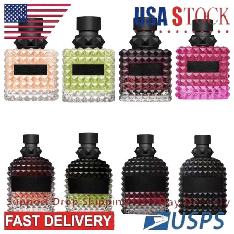 US 3-7Days Delivery Fragrances Perfume Intense 100ml Eau De Parfum Toilette Uomo Coral Fantasy Ivory Man Women Cologne EDP EDT Long Lasting Smell Spray Top Quality