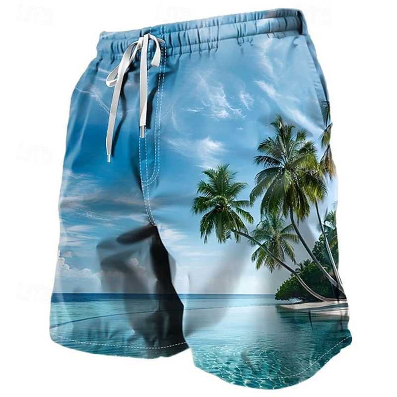 Coconut Tree 3D Print Sports Quick-Dry Breathable Men Kid Outdoor Street Casual Vacation Comfort Parent-child Short Beach Pants N260310