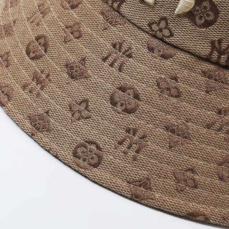Summer Wide Brim Sun Unisex Embroidered Fisherman Spring And Autumn Outdoor Casual Sports Hat