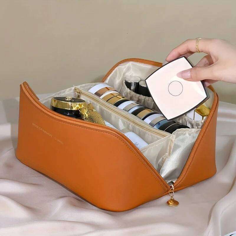 Minimalist Makeup Zipper Pouch, Lightweight Storage Bag, Travel Toiletry Wash Bag XJ260310